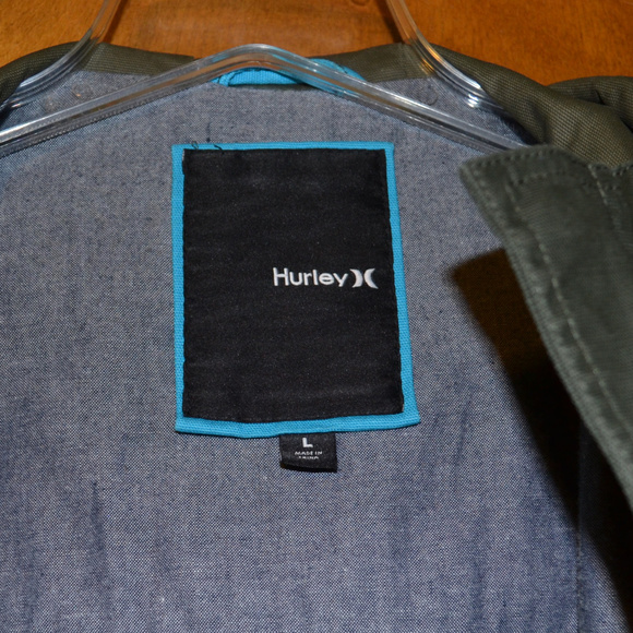Hurley Military Style Jacket Size Large - Picture 6 of 8